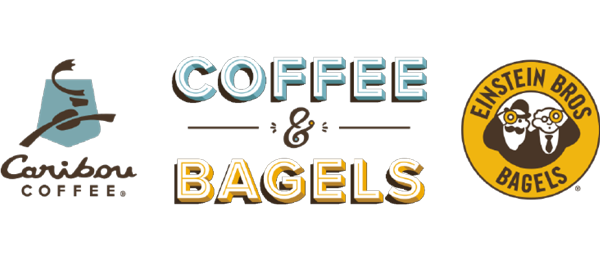Einsteins and Caribou Coffee logos