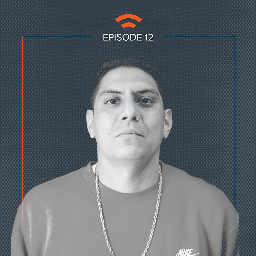Podcast cover art with Anthony Garcia headshot