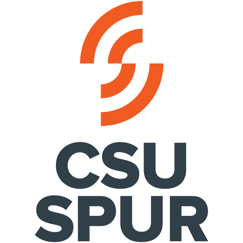Vertical CSU Spur logo without campus indicators