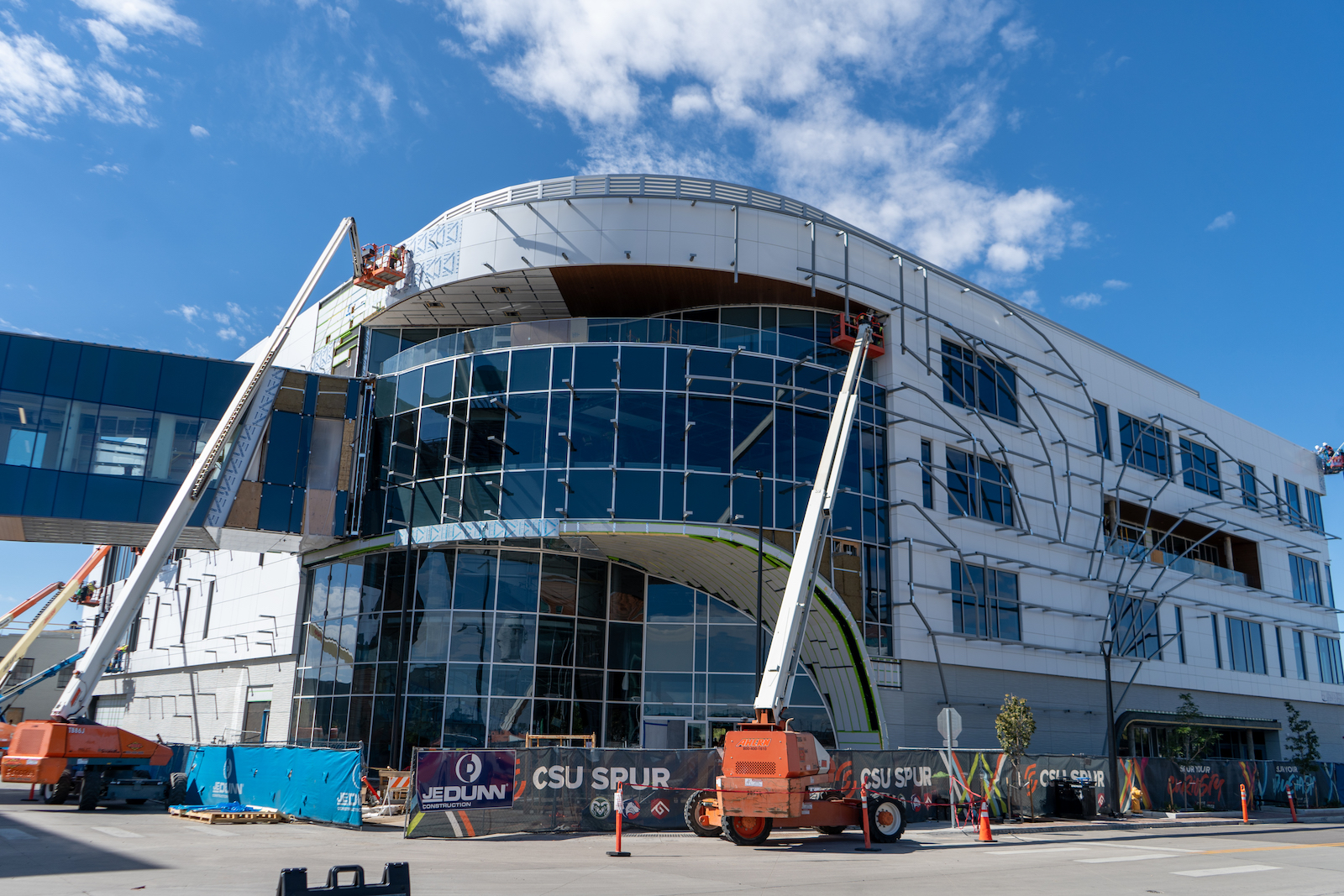 Building under construction.