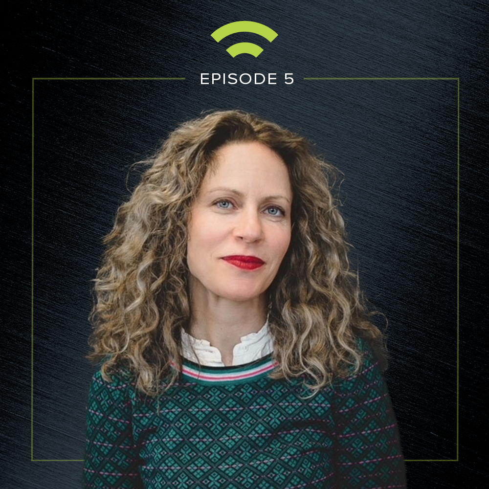 Podcast cover with Linda Appel headshot